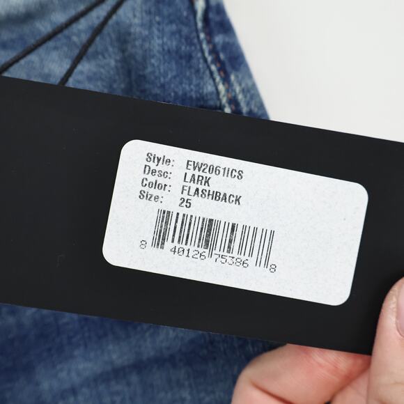Edwin Lark Mid Rise Bootcut Denim Jean Flashback Blue Size 25 NWT EW2061ICS - Picture 3 of 6